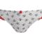 212-1598 Трусы мини бикини женские (серый)
