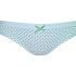 212-1640 Трусы мини бикини женские (белый/бирюзовый)