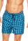 36847 KITE Шорти пляжні чоловічі (блакитний/клітина)