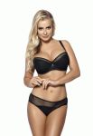 ANGELICA/MICHELLE/NATHALIE classic P 339/30 Труси жіночі з подвійним тюлем (чорний)