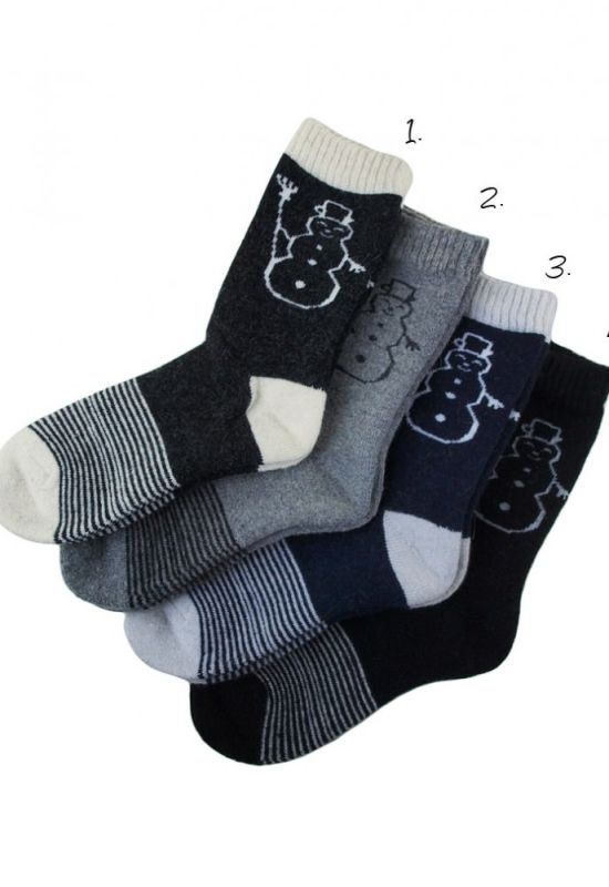 ANGORA E67 Шкарпетки жіночі ангорові (мікс кольорів)