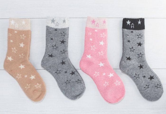 ANGORA H67 Шкарпетки жіночі ангорові (мікс кольорів)