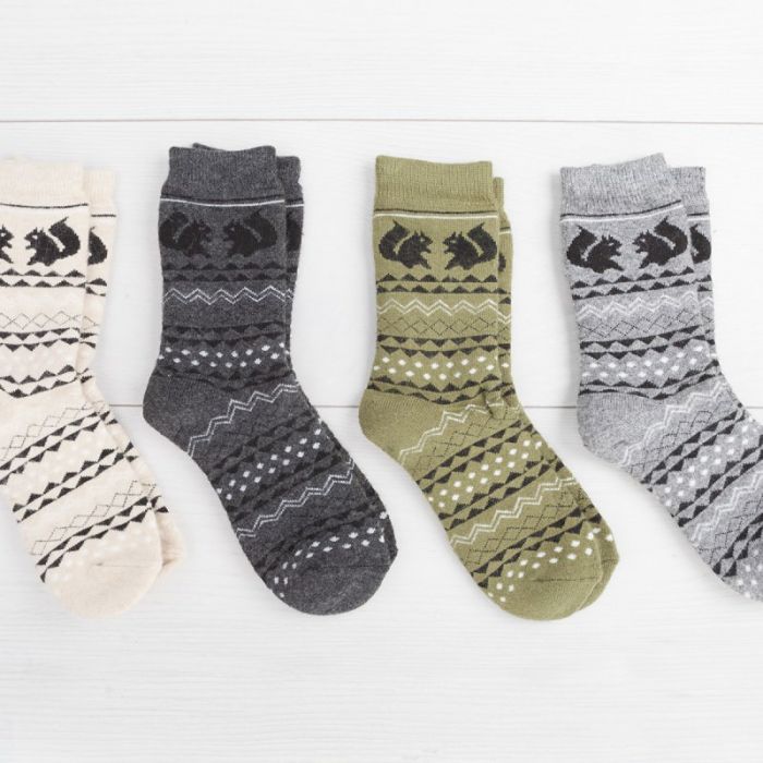 ANGORA J24 Шкарпетки жіночі ангорові (мікс кольорів)