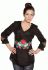 БЛ 092 Блузка женская (черный)