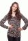 БЛ 148 Блузка жіноча (леопардовий)
