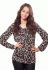 БЛ 148 Блузка жіноча (леопардовий)