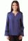 BL 187 Блузка женская (синий)