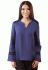 BL 187 Блузка женская (синий)