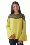 BL 189 Блузка женская (желтый/черный)