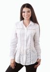BL 191 Блузка жіноча (білий)