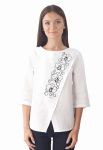 BL 207 Блузка жіноча (білий)
