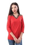 BL 241 Блузка жіноча (теракотовий)