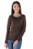 BL 242 Блузка женская (коричневый)
