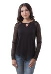 BL 246 Блузка жіноча (чорний)