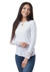 BL 249 Блузка жіноча (білий)