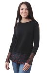 BL 258 Блузка жіноча (чорний)