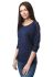 BL 261 Блузка жіноча (синій)