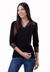 BL 268 Блузка жіноча (чорний)