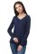BL 275 Блузка жіноча (темно-синій)
