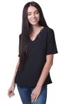 BL 287 Блузка жіноча (чорний)