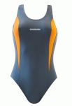 BW 730 Купальник женский сплошной спортивний (графитовый/оранжевый) BW 730 Купальник женский сплошной спортивний (графитовый/оранжевый)