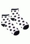 COOZY L51 Носки женские махровые (белый/черный)