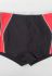 DAWID Шорты купальные мужские (черный/красный)