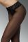 EROTIC VITA BASSA 30 Колготки женские классические с заниженной талией с кружевным поясом (серый)