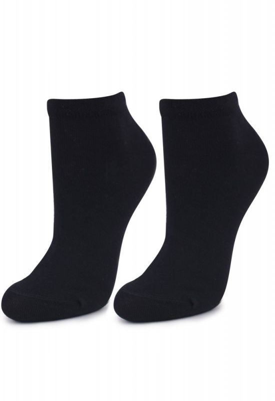 FORTE 52 Шкарпетки жіночі бавовняні (чорний)