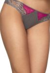 GISELE S 619/1 Трусы-стринги женские (розовый/серый) GISELE S 619/1 Трусы-стринги женские (розовый/серый)