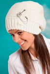 GITARA Шапка для девочек (молочный)