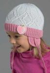 JABLUCZKO Шапка для девочек (белый)
