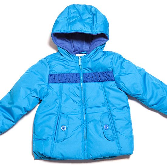 КД 014 Куртка для дівчаток (блакитний)
