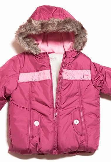 КД 015 Куртка для дівчаток (рожевий)