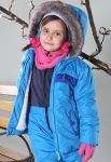 КД 015 Куртка для девочек (голубой)