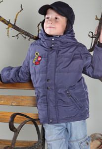 КХ 024 Куртка для хлопчиків (сірий)