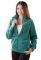 KL 036 Кофта жіноча (сірий/зелений)