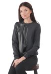 KL 076 Кофта жіноча (графітовий/чорний)