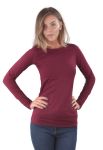 KL 081 Кофта жіноча (бордовий)
