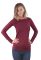 KL 081 Кофта жіноча (бордовий)