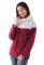 KL 089 Кофта женская (вишневый)
