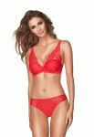 LARISA P 584 Труси жіночі з подвійним тюлем (червоний)
