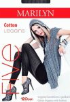 LEGGINSY FIVE 120 den Леггинсы женские хлопковые (черный)