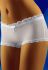 LUCY Трусы шорты женские (белый)
