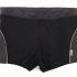 M 09 боксерки купальные мужские (черный/серый)