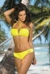 M 246 KIMBERLY Купальник жіночий роздільний (жовтий)