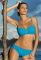 M 255 EDITH Жіночий купальник роздільний (блакитний)