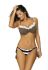 M 447 ANDREA Купальник жіночий роздільний (темно-бежевий)