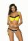 M 447 ANDREA Купальник жіночий роздільний (жовтий)