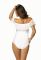 M 459 SONIA Жіночий купальник суцільний (білий)